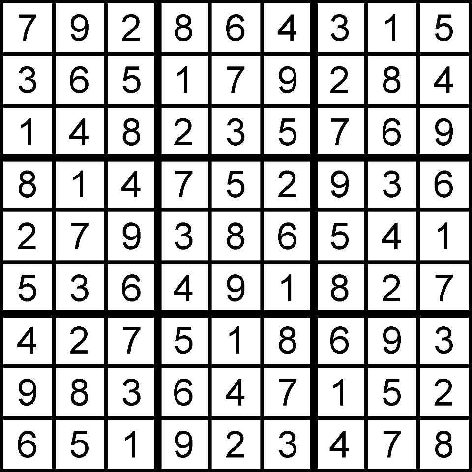 1-18-16 Sudoku Solution
